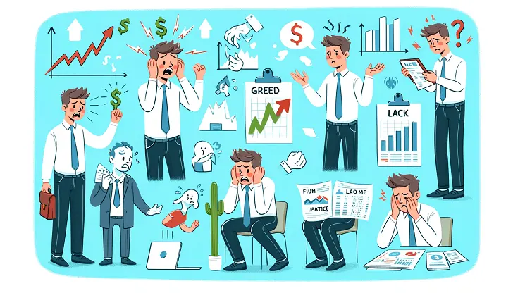 株式投資で失敗する人の特徴